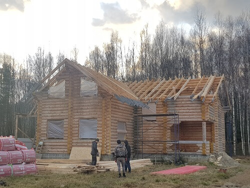 Монтаж кровли из металлочерепицы в Бобруйске