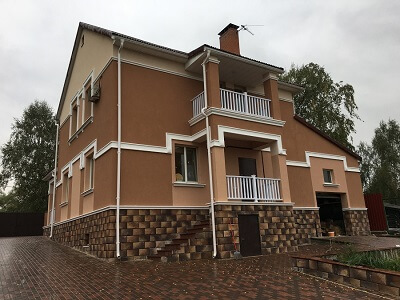 Наружная отделка дома в Бобруйске