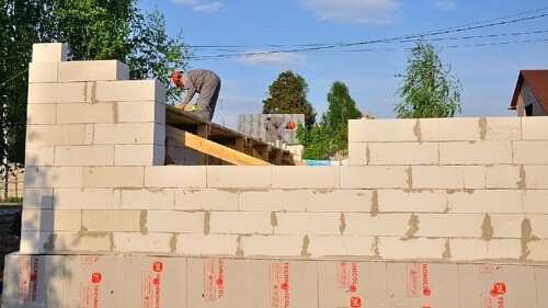 Укладка газосиликатных блоков в Бобруйске