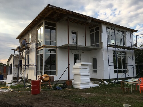 Утепление пенопластом наружных стен в Бобруйске